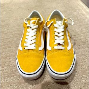 Yellow suede Vans- like new condition- purchased at Journeys Store
